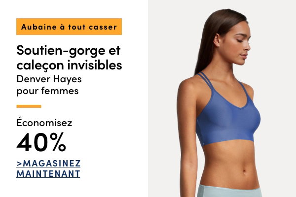 Aubaine à Tout Casser Soutien-gorge et caleçon invisibles Denver Hayes pour femmes économisez 40%