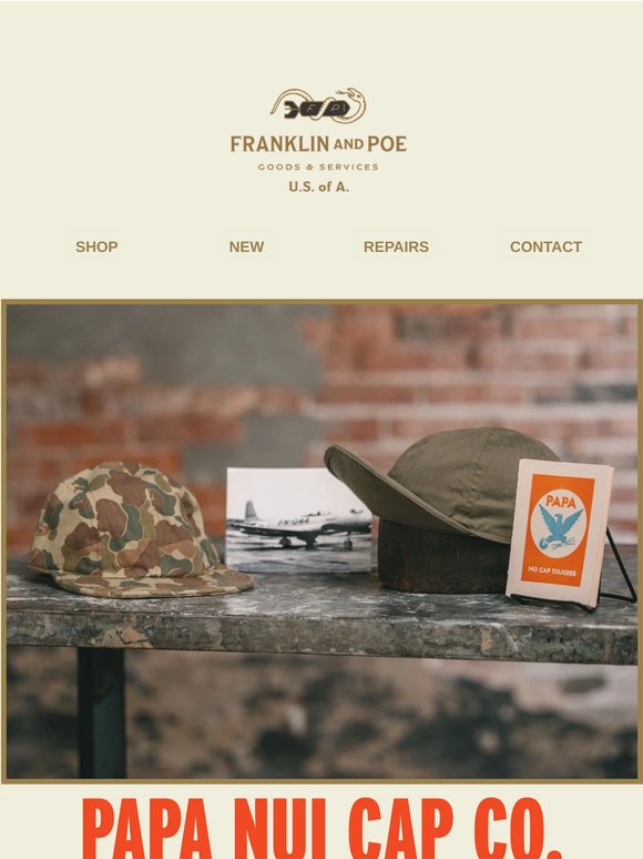 New at F&P: Papa Nui Cap Co.