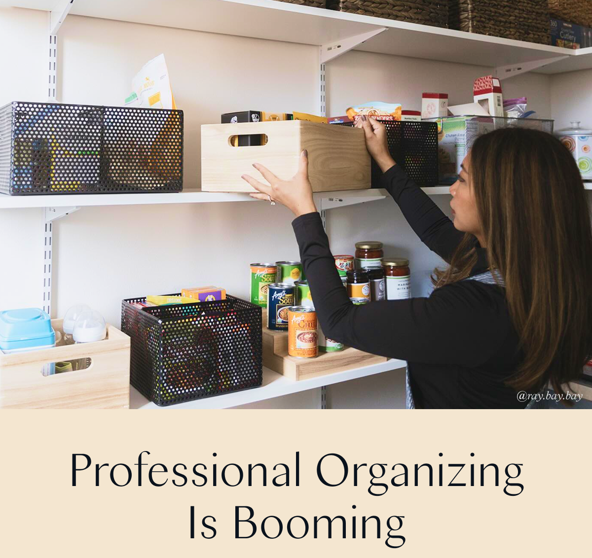 Professional Organizing Is Booming