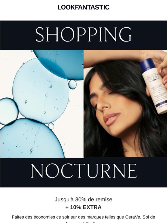 Shopping nocturne | Jusqu'à -30% + 10% EXTRA