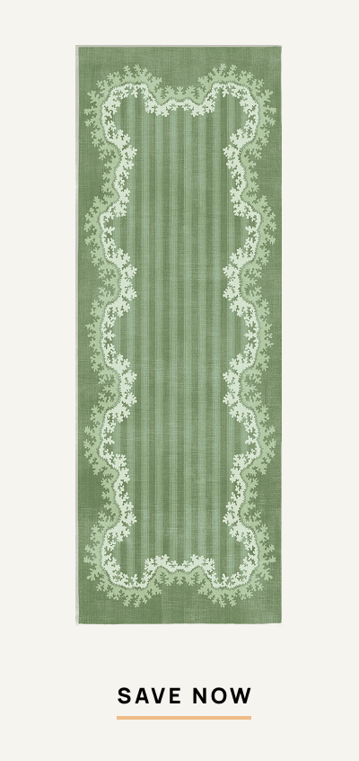 Oxbow Botanical Green Rug by Sanderson | Save Now