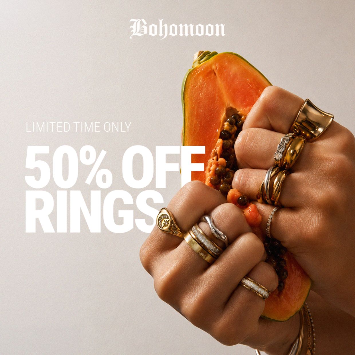 50% OFF RINGS