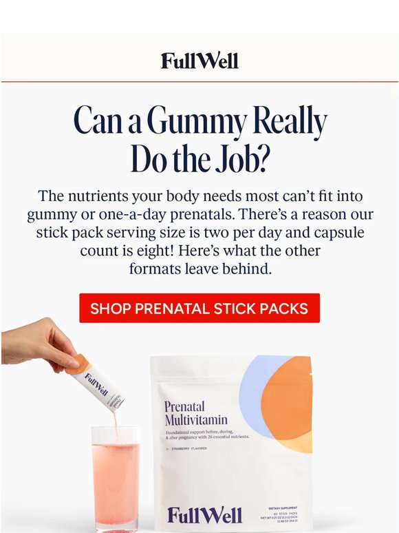 Our Stick Packs vs. Other Formats