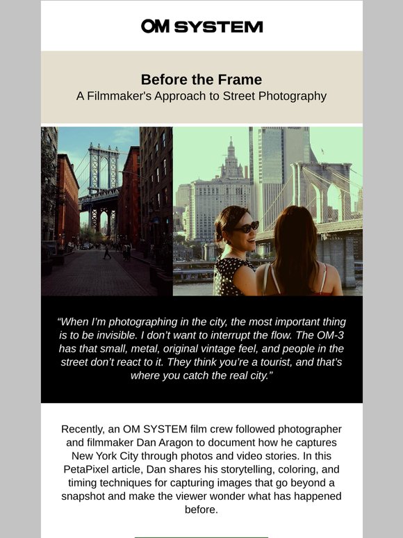 Before the Frame: A Filmmaker's Approach to Street Photography