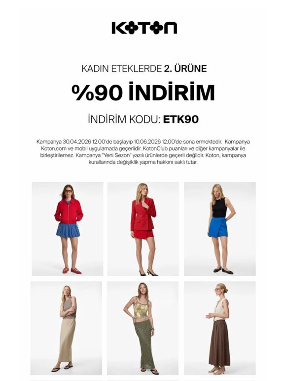 Etek:  %90 İNDİRİM 😍