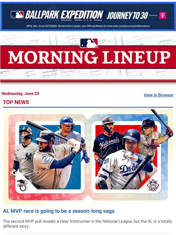 Three-way AL race highlights 2nd MVP poll