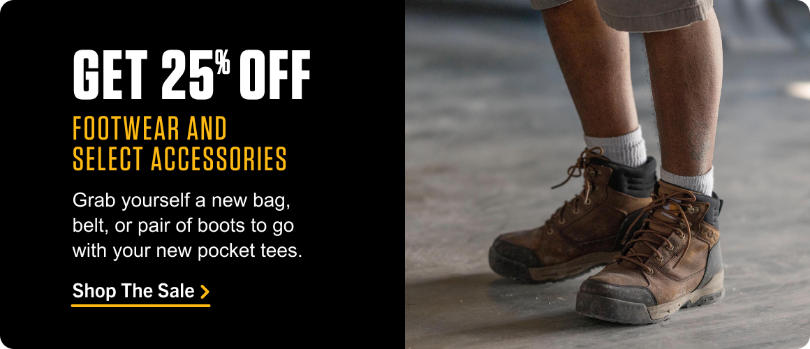 Shop 25% off Footwear and Accessories