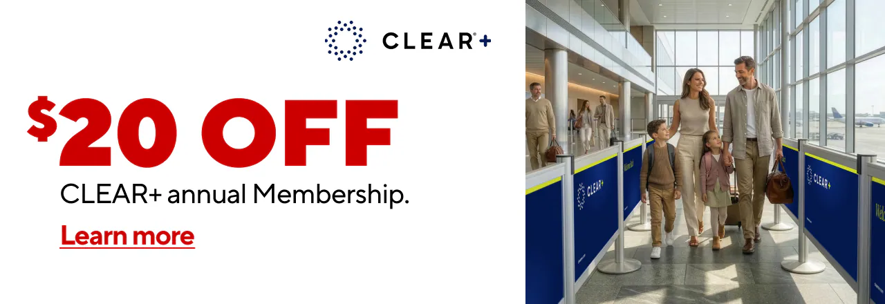 $20 Off CLEAR+