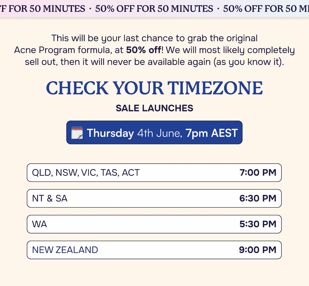 Check Your Timezone | Thursday 4th June, 7pm AEST