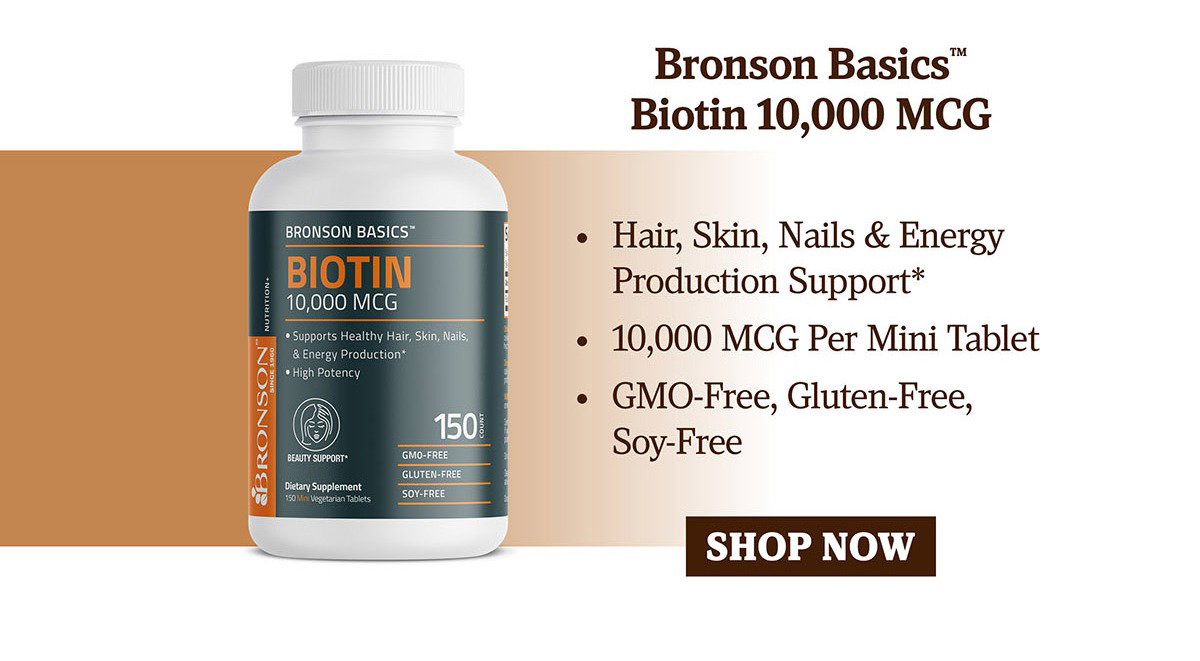 Shop Bronson Basics Biotin 10,000 MCG