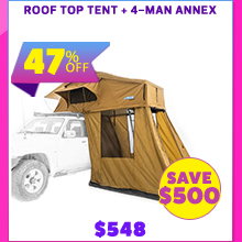 Roof Top Tent + 4-man Annex