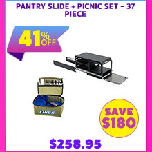 Pantry Slide + Picnic Set - 37 Piece