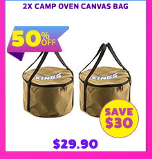 2x Camp Oven Canvas Bag