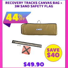 Recovery Tracks Canvas Bag + 3m Sand Safety Flag
