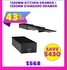 1300mm Kitchen Drawer + 1300mm Standard Drawer