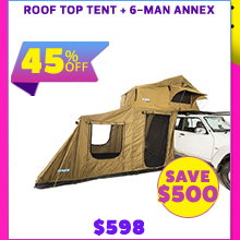Roof Top Tent + 6-man Annex