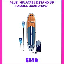 Plus Inflatable Stand Up Paddle Board 10’6