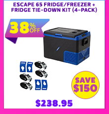 Escape 65 Fridge/Freezer + Fridge Tie-Down Kit (4-Pack)