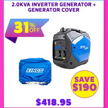 2.0kVA Inverter Generator + Generator Cover