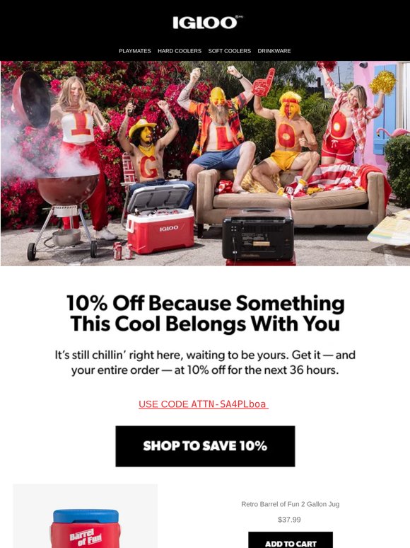 10% off to make you 100% sure?