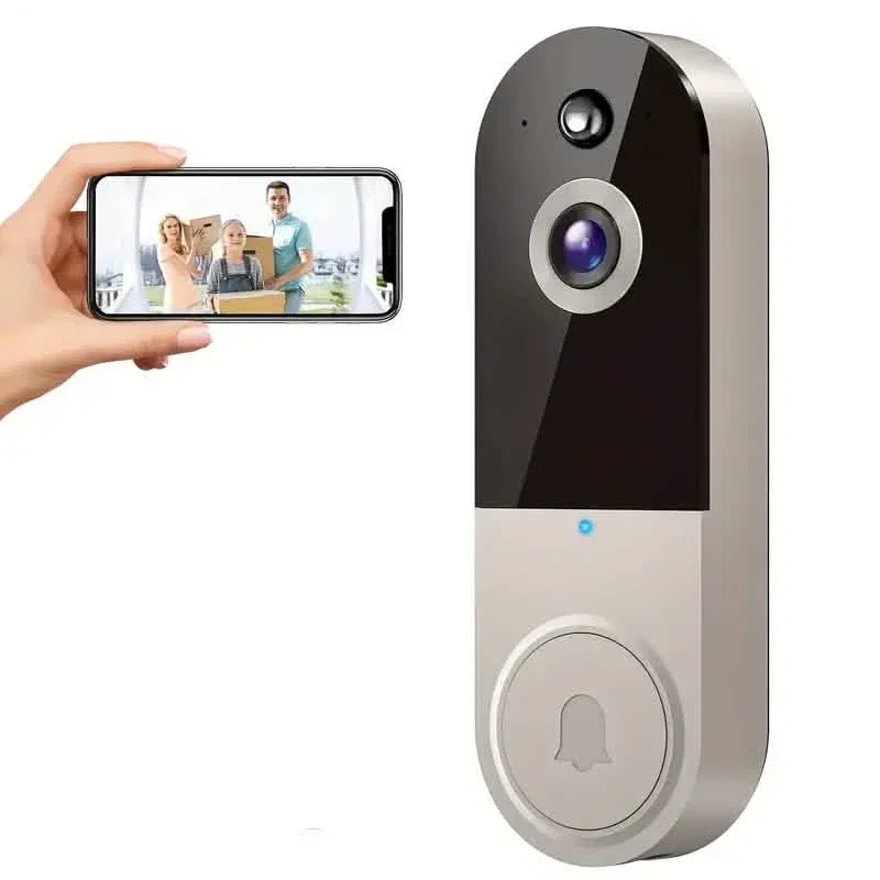 Image of 1080P HD Smart Doorbell Camera with AI Detection & Night Vision