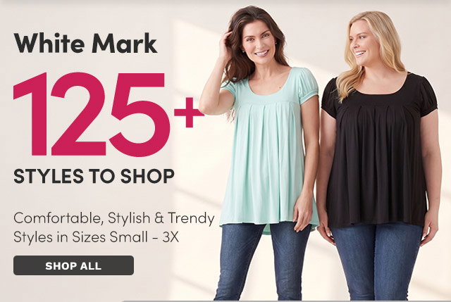 White Mark | 125+ Styles to Shop | Comfortable, Stylish & Trendy Fashion Styles in Sizes Small - 3X