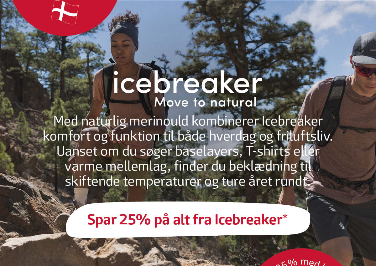 Spar 25 % på Icebreaker med rabatkoden tillykke1980