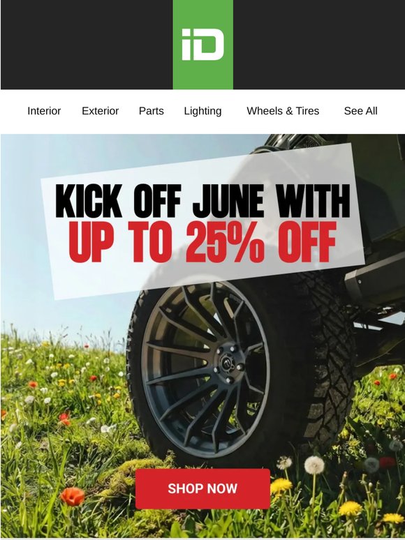 🔥 Kick off June like a hero – up to 25% off