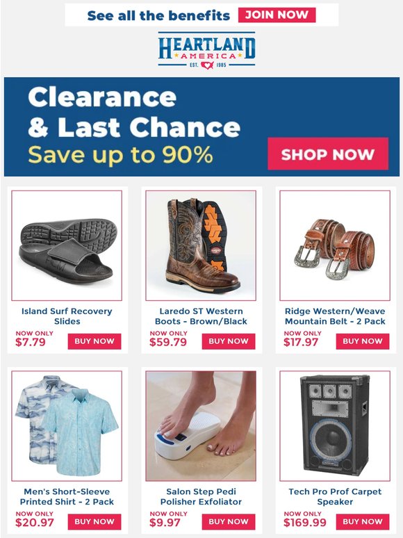 🚨 Up to 90% Off! These New Clearance Deals Are Selling Fast!