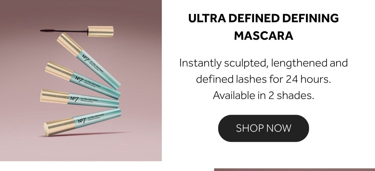 ULTRA DEFINED DEFINING MASCARA Instantly sculpted, lengthened and defined lashes for 24 hours.