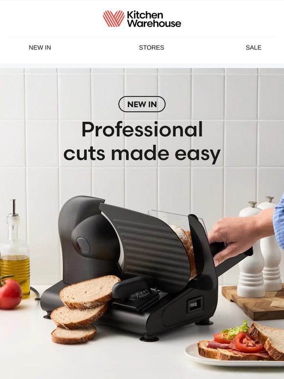 NEW IN: Deli style food slicer