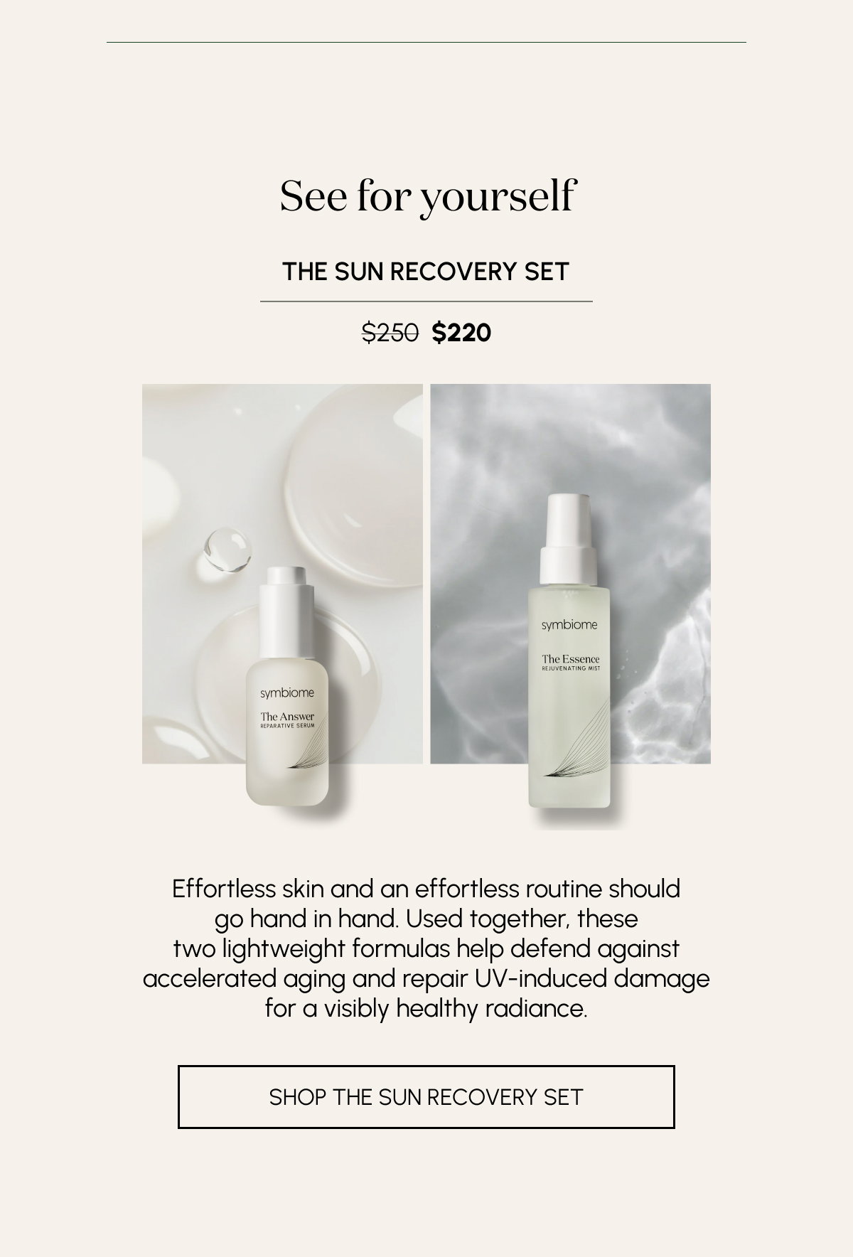 Shop The Sun Recovery Set