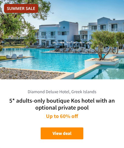 5* adults-only boutique Kos hotel with an optional private pool