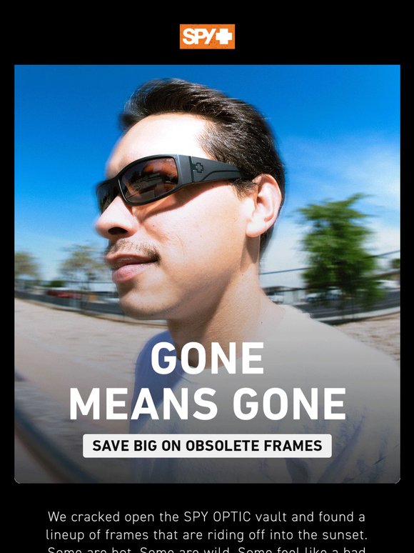 Gone means gone