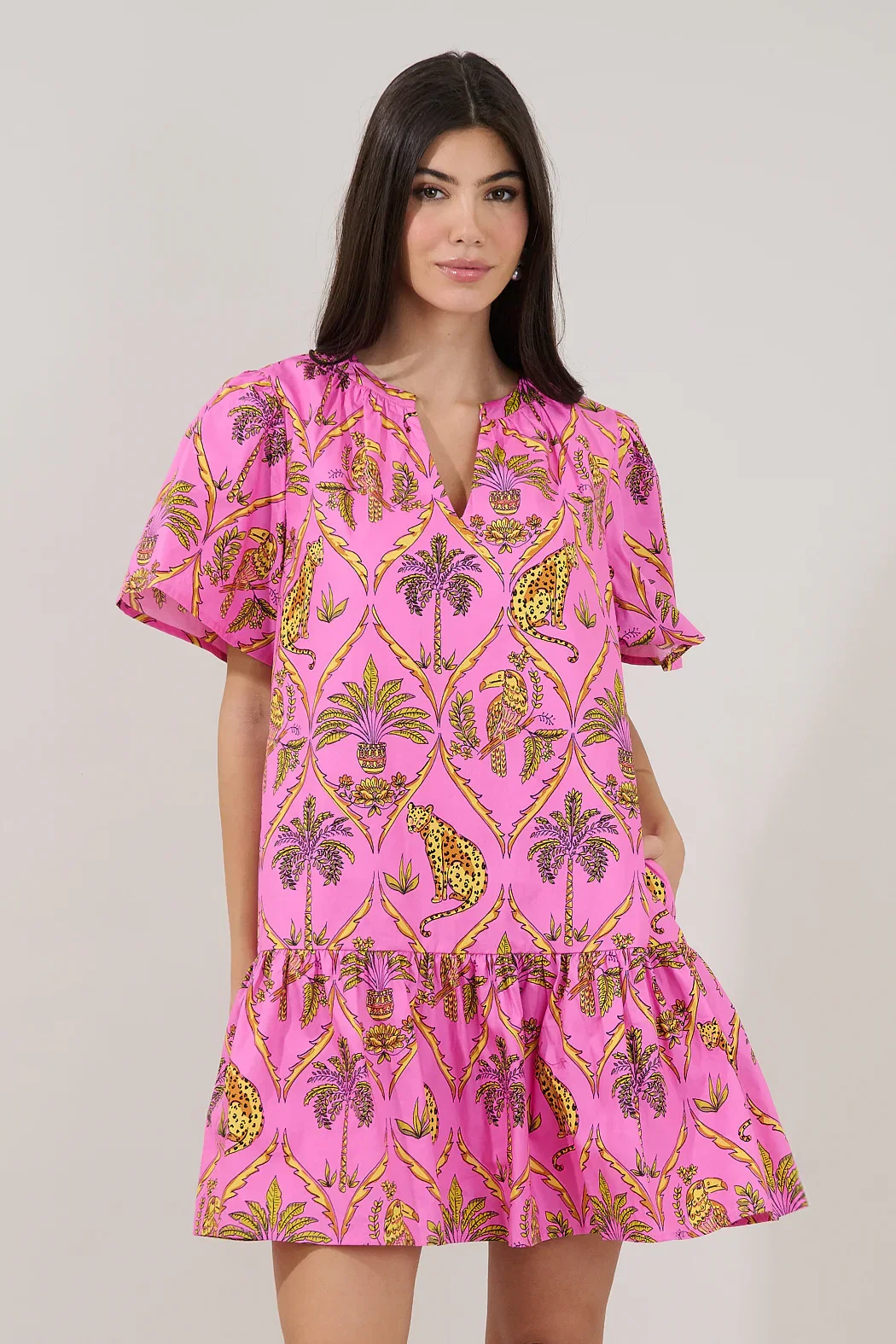 Image of Azari Shift Mini Dress Pantheress