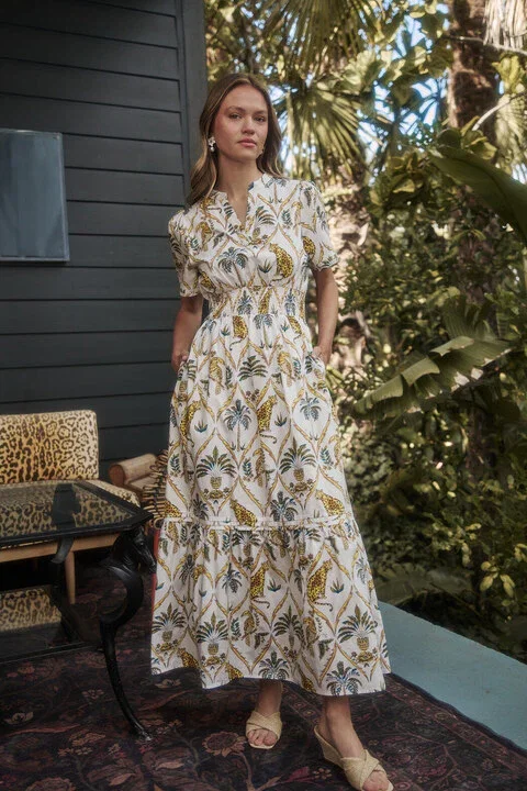 Image of Belraj Poplin Maxi Dress Tigress