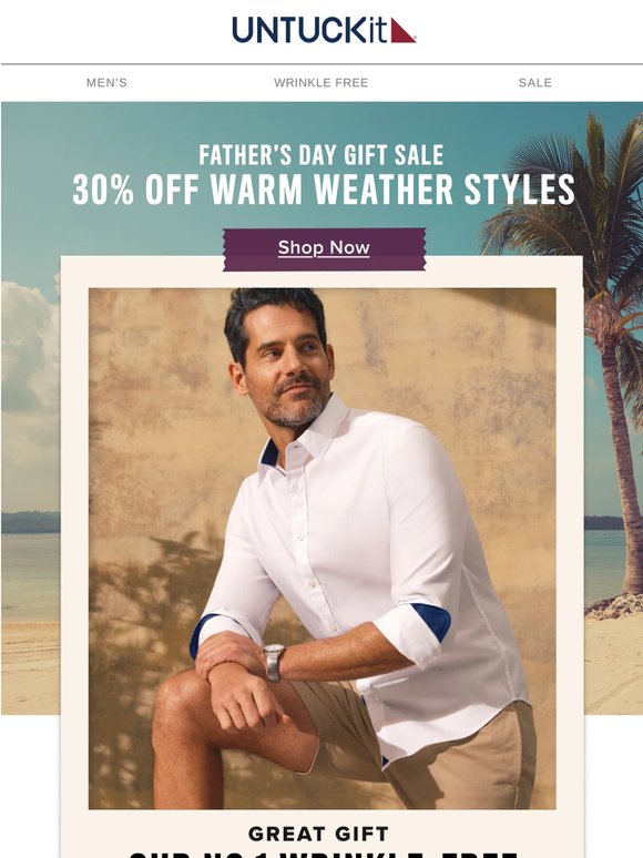 One Shirt. Every Dad Needs It. Now $77
