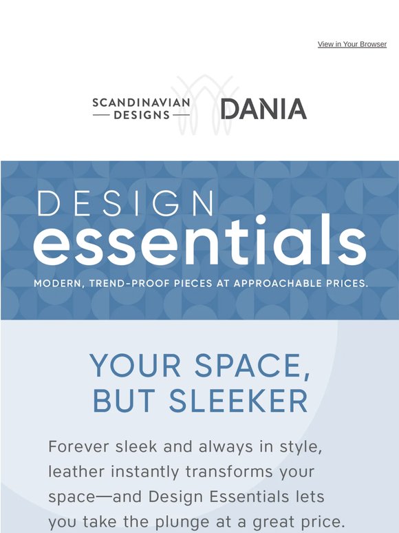 Design Essentials: Leather Edition