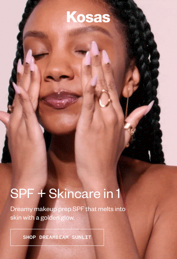 Dreamy makeup prep SPF that melts into skin with a golden glow