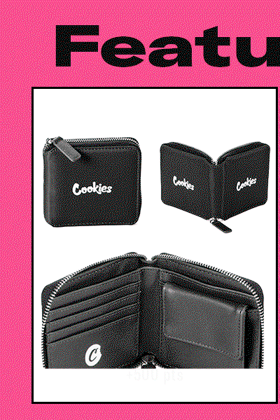 Snag this Cookies Luxe Zipper Wallet | Download the Zumiez app