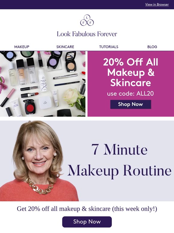 7 Minute Makeup Routine