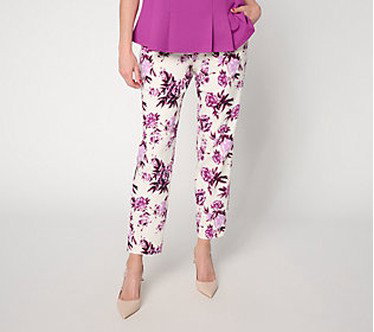 by Stacy London Regular Stretch Cigarette Ankle Pants