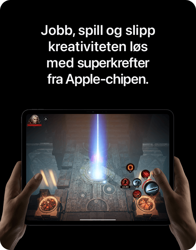 Jobb, spill og slipp kreativiteten løs med superkrefter fra Apple-chipen.