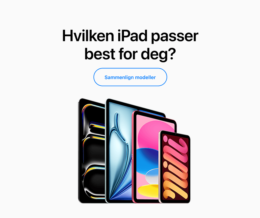 Hvilken Apple Watch passer best for deg? Klikk for å sammenligne.