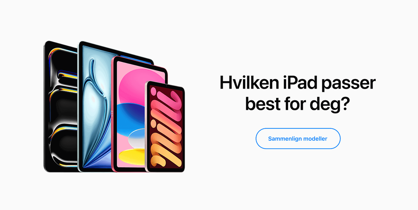 Hvilken Apple Watch passer best for deg? Klikk for å sammenligne.