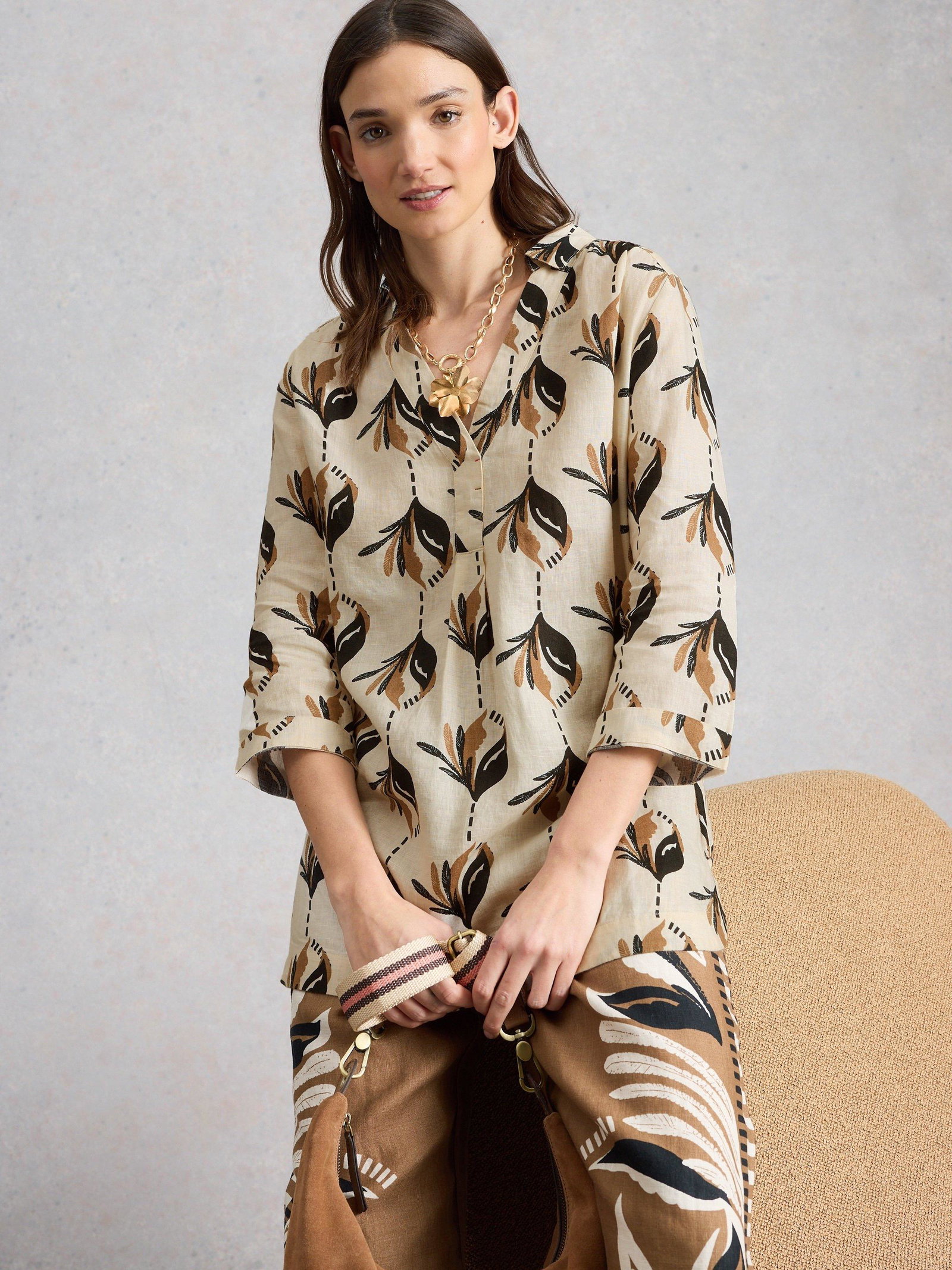 Shop Bianca Linen Tunic