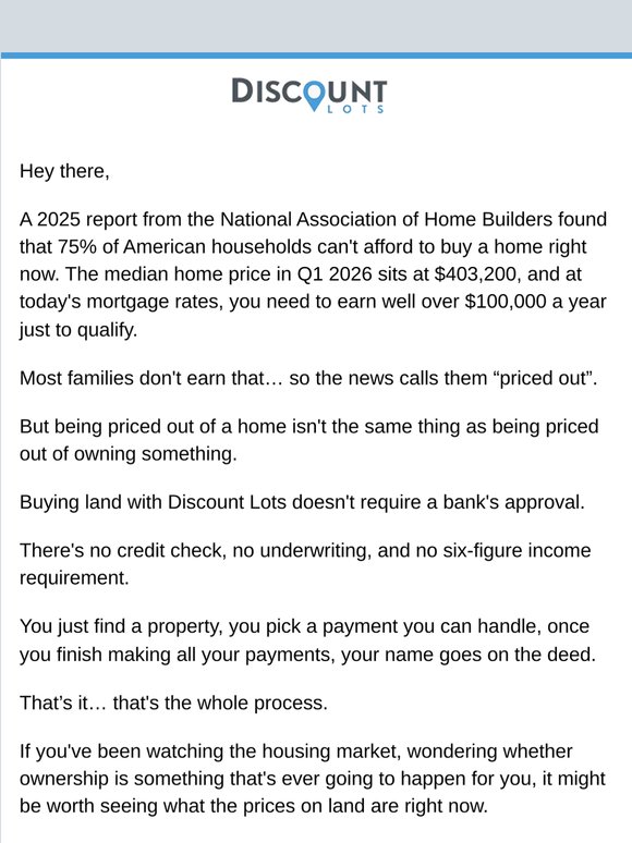 Are you “priced out?”