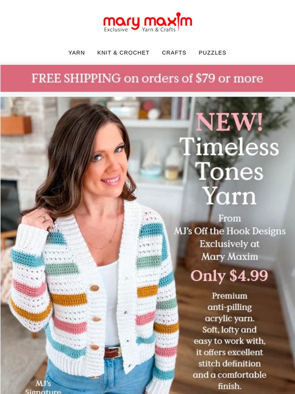 Meet your new favorite yarn: Timeless Tones
