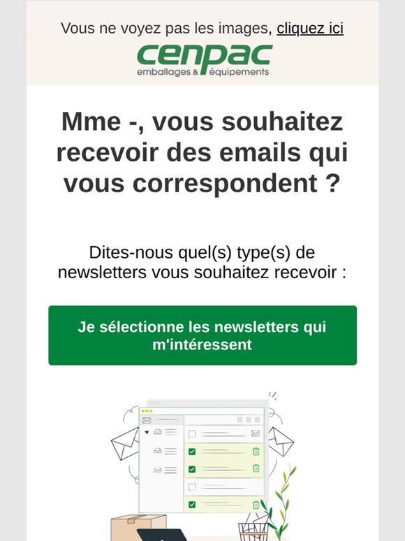Mme —, vous nous manquez ! 📦