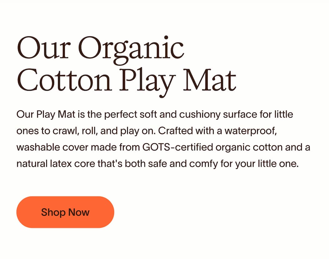 Our Organic  Cotton Play Mat - Shop Now